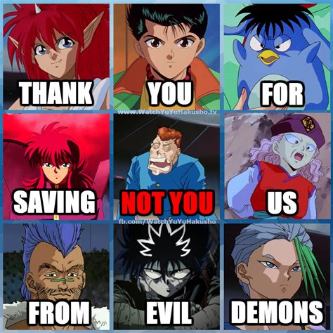 MEME: Not You Kuwabara! - The Unofficial Home of Yu Yu Hakusho