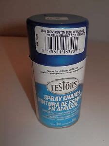 Testors Spray Enamel 3oz Gloss Custom Blue Metal Flake #1639 NEW | eBay