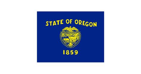 Oregon State Flag Design Postcard | Zazzle.com