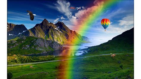 Rainbow Landscape Ultra HD Wallpapers - Wallpaper Cave
