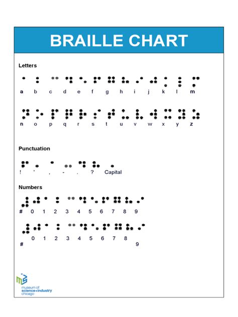 Free Printable Braille Alphabet Chart Printable Templates | Porn Sex ...