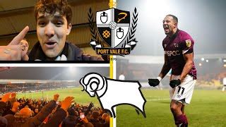 HUGE COMEBACK AND AWAYEND LIMBS | PORT VALE 1-2 DERBY COUNTY *vlog* by @Goal hanger - eDayFm