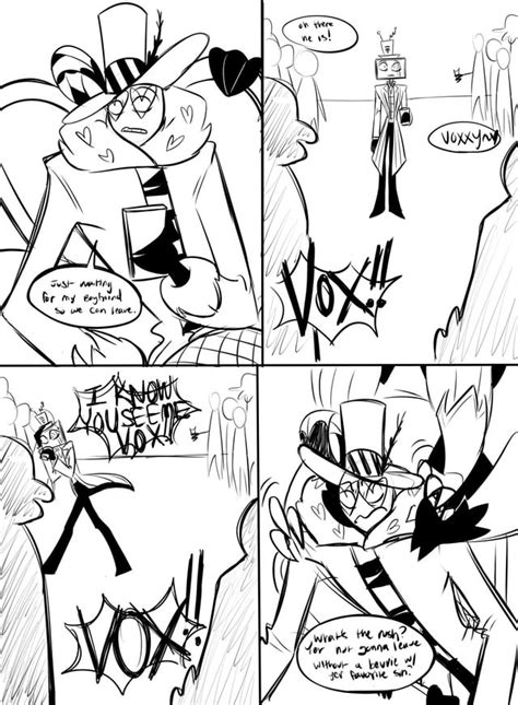 Valentino and Mammon (art by @vanillabrwnsugr) : r/HazbinHotel