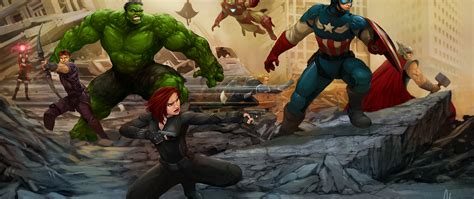 2560x1080 Avengers Assemble Wallpaper,2560x1080 Resolution HD 4k ...