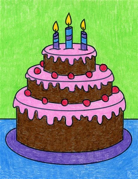 Update more than 148 happy birthday cake drawing latest - seven.edu.vn