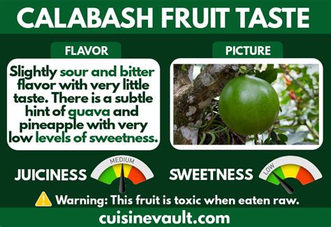 What Does A Calabash Fruit Taste Like?