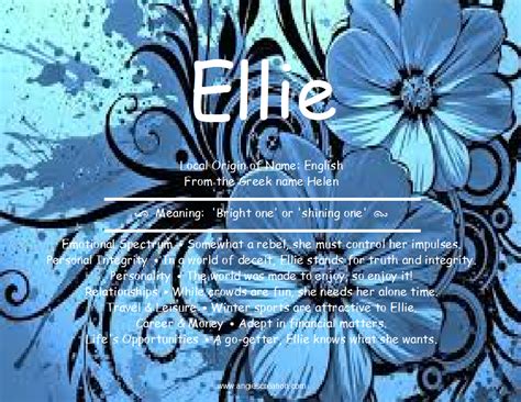 name ellie - Google Search | Ellie Lerma | Pinterest