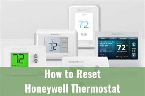 How to Reset Honeywell Thermostat - Ready To DIY