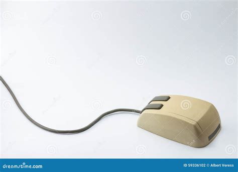 Old Style Computer Mouse Stock Photo - Image: 59336102