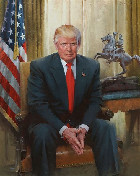 John Howard Sanden - President Donald J. Trump portrait