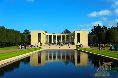 American War Cemetery and Memorial in Normandy, France - No Checked Bags