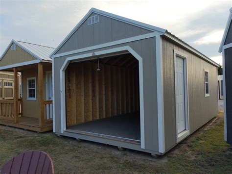 12'x24' Derksen Garage with Rubberized Floor - Projective Fabrication