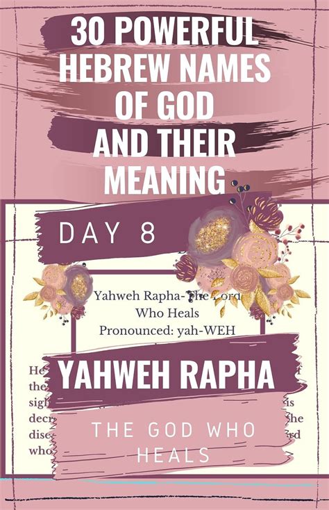 Yahweh Rapha Meaning - The Lord Who Heals