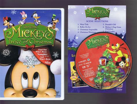 Walt Disney MICKEY'S TWICE UPON A CHRISTMAS (DVD) Good disc / VG box + insert | eBay