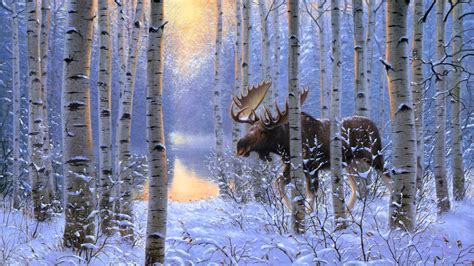 Alaska Winter Scene Wallpaper - WallpaperSafari