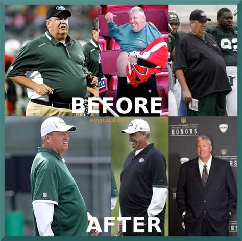 Sexy Rexy: Before and after photos of Jets’ coach Rex Ryan’s weight ...