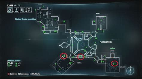 Batman Arkham Knight Riddler's Puzzles / locations with maps