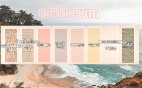 Bloxburg Danish Pastel Color Scheme - IMAGESEE