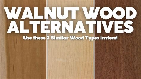 Walnut Wood Alternatives: Exploring 3 Best Similar Wood Types