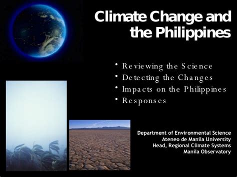 Climate Change And The Philippines