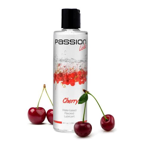 Passion Licks Cherry Water Based Flavored Lube - 8 Fl. Oz. / 236 ml - Walmart.com - Walmart.com