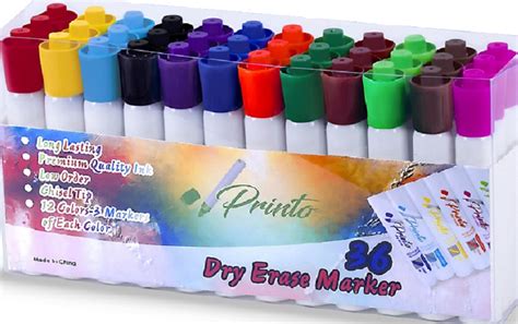 Printo Dry Erase Board Markers - Walmart.com