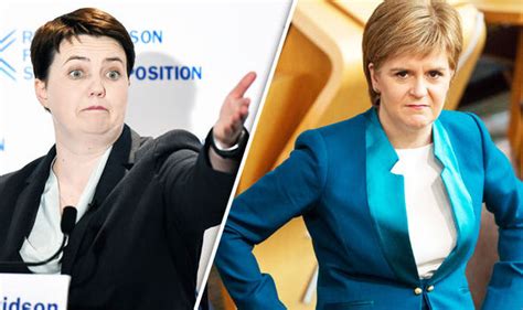 Nicola Sturgeon savaged by Ruth Davidson for pushing independence to advance CAREER | UK | News ...