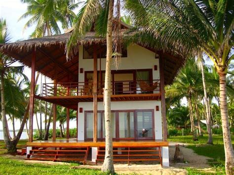 Tropical Beach Houses, Tropical House Design, Bamboo House Design, Small House Design, Style At ...