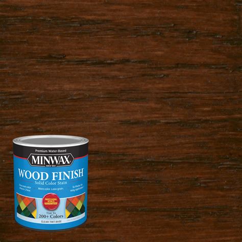 Minwax Wood Finish Water-Based Antique Red Mw1224 Solid Interior Stain (1-Quart) In The Interior ...