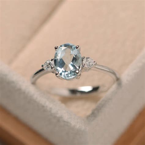 Aquamarine Rings For Sale | Beadage