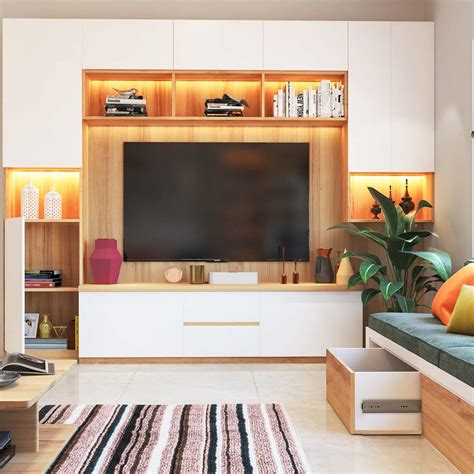 Best TV Cabinet Design Ideas for Living Room | Design Cafe