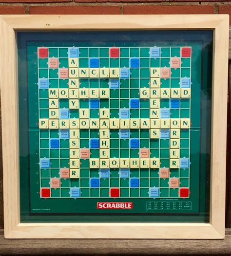 Personalized Scrabble Board - 16x16 inch