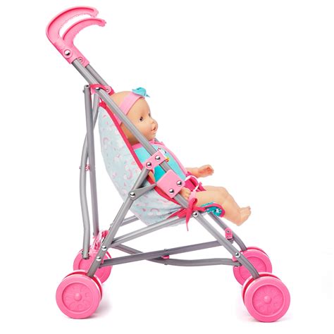 Kid Connection Baby Doll Stroller Set, 10 Pieces – Brandaville