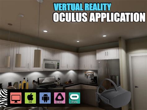 Interactive virtual reality apps development Kitchen Design for Oculus Device VR, Tampa ...