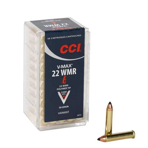 CCI 22WMR V-Max 30gr Varmint Ammunition - HVTM