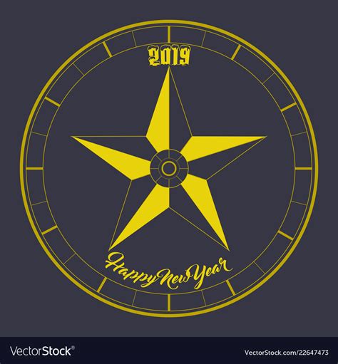 Happy new year graphic design Royalty Free Vector Image