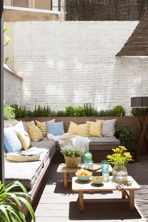 20 ideas de decoración para patios pequeños