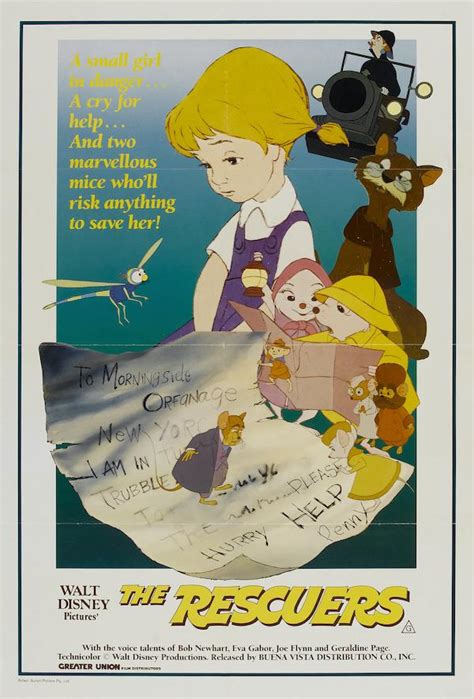 The Rescuers (1977) - Poster US - 519*1033px