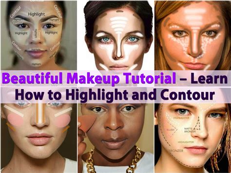 Beautiful Makeup Tutorial – Learn How to Highlight and Contour - DIY & Crafts