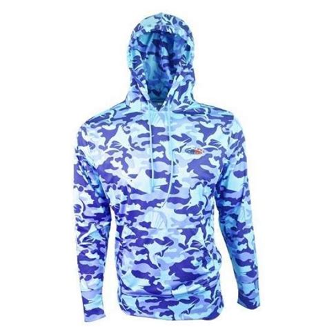 Bluefin USA Blue Camo Hoodie - X-Large