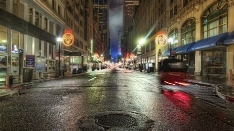 Rainy City at Night Wallpapers - Top Free Rainy City at Night ...