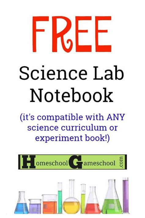 FREE Printable Science Lab Notebook