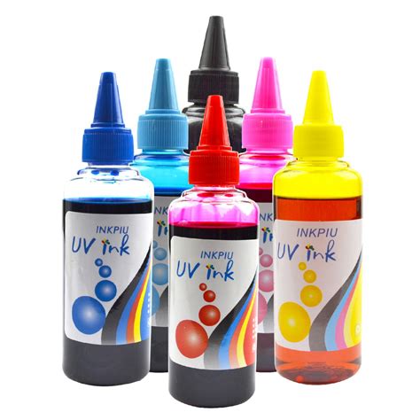 Inkpiu UV Dye Ink 100ml Full Color Bundle (CMYK) | Shopee Philippines