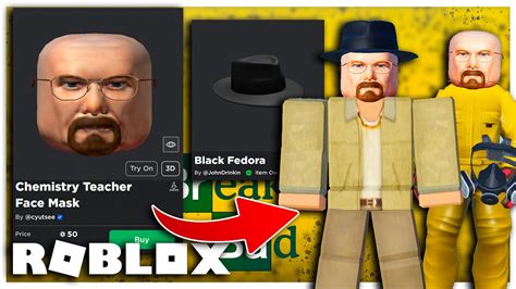 Walter White Avatar Outfit Head on Roblox - YouTube