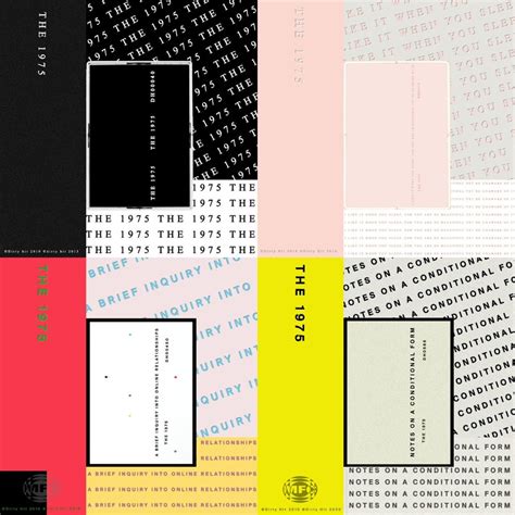 The 1975 album covers as the Notes On A Conditional Form album art ...