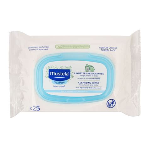 Purchase Mustela Baby Cleansing Wipes, Normal Skin, 25-Pack Online at ...