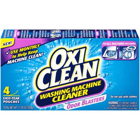 OxiClean Washing Machine Cleaner with Odor Blasters, 4 Count 757037950517 | eBay