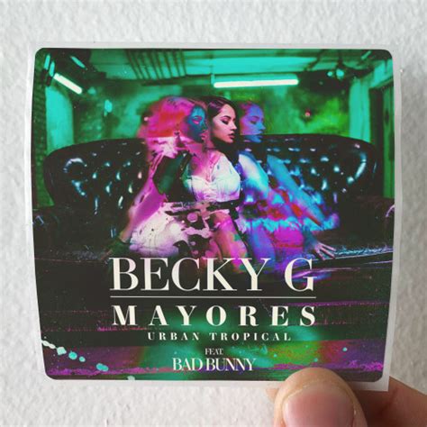 Becky G Mayores Klap Remix Album Cover Sticker Album Cover Sticker