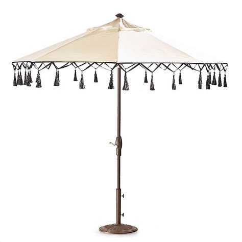 Carousel Umbrella | Frontgate | Outdoor umbrella, Patio, Patio umbrellas