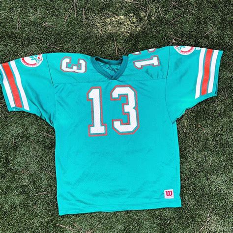 Vintage Miami Dolphins Jersey Size XL fits more... - Depop